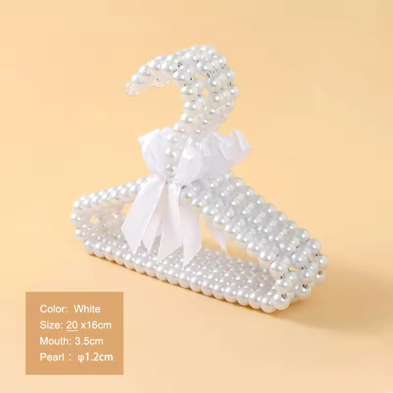 T1-2 White and Pink Pearl Hangers