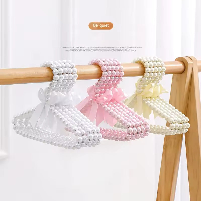 T1-2 White and Pink Pearl Hangers